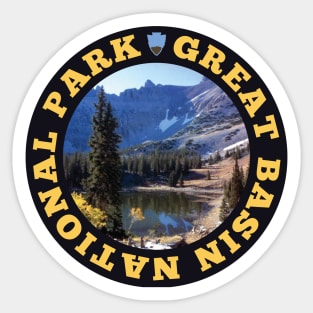 Great Basin National Park circle Sticker